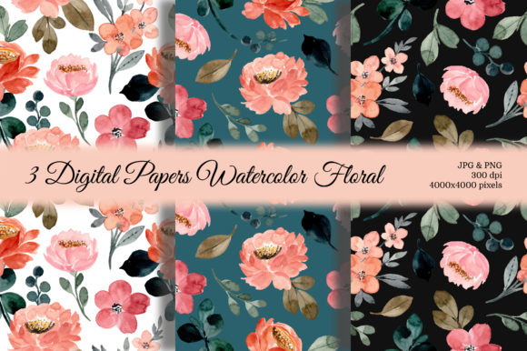 Elevating Creative Projects with Seamless Pattern Floral Watercolor 98