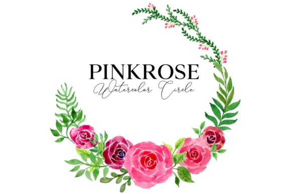 Enhancing Creative Projects with the Floral Pinkrose Circle Element