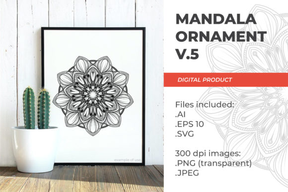 Evaluating Mandala - Floral Vintage - V.5 for Professional and Creative Projects