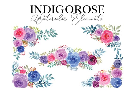 Evaluating the Indigo Rose Floral Element for Creative Projects