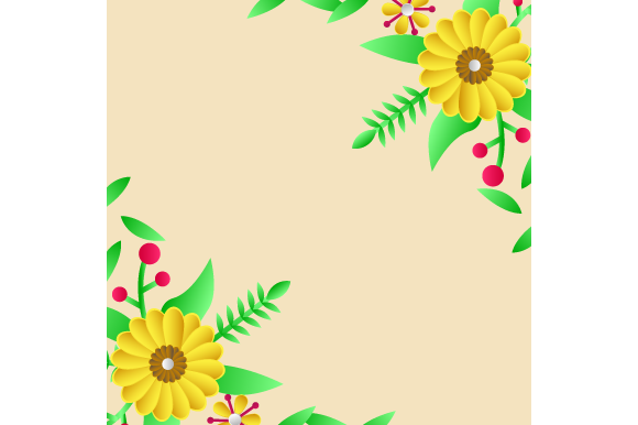 Floral Greeting Card Template Design 03 Guide