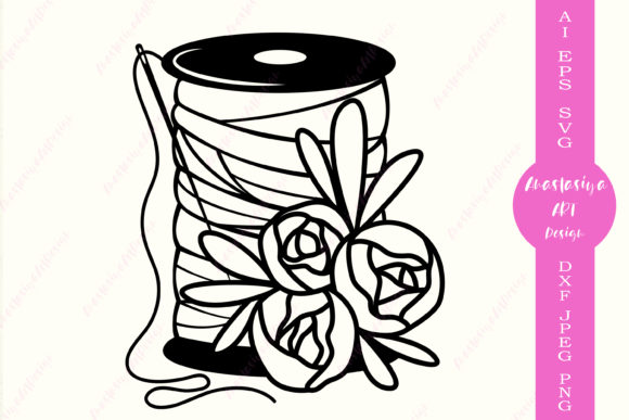Floral Threads and Needle: Mastering Digital Vector Assets for Modern Crafting