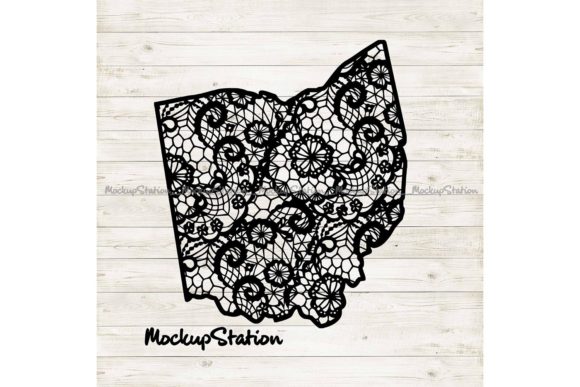 Ohio Mandala OH Floral Lace: A Versatile Design for Crafters and Creators