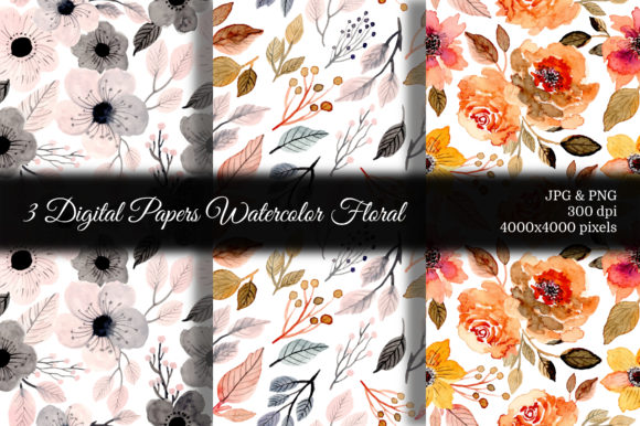Seamless Pattern Floral Watercolor 96: Creative Uses