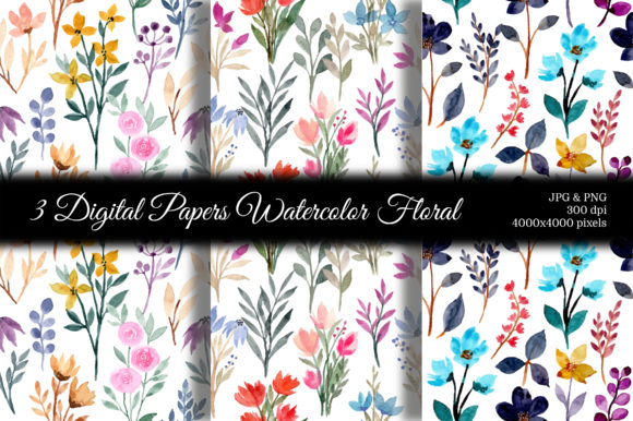 Seamless Pattern Floral Watercolor 99: Creative Uses