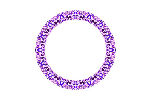 The Versatility of the Purple Floral Wreath in Modern Digital and Print Design