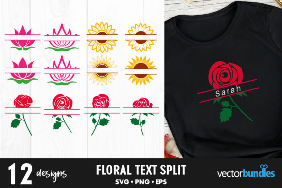 Unlocking Creativity with Floral Monogram Split Text SVG: A Versatile Tool for Modern Design